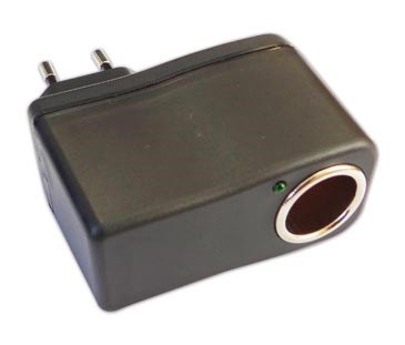 Адаптер 120-240V/12V 1А с гнездом штекера прикуривателя А13-152А4 А13-152А4 - фото 1954
