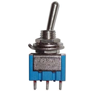 Переключатель MTS-102 ON-ON 3-х контактный 2-х позиционный MTS-102 - фото 2288