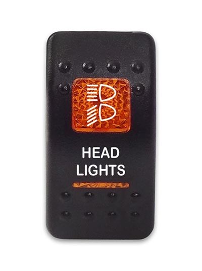 Переключатель 12-24В SF50713-6-4P-A6BO-13 ON-OFF с оранжевой подсветкой, HEAD LIGHTS SF50713-6-4P-A6BO-13 - фото 2405