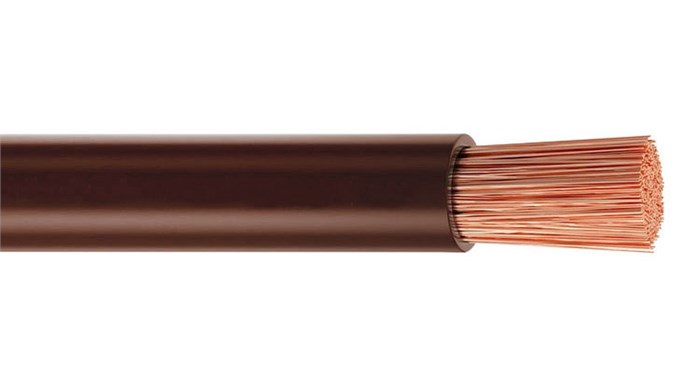 Кабель гибкий автомобильный КГА 1х16.0 (Коричневый), 1 метр (аналог автопровода "Automarine") КГА16.0КОР