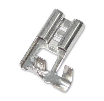 Гнездо 6.3 мм TB-2203 DPK (сечение 1.0-2.5 мм. кв., аналог 8011 хим) 100 штук TB2203DPK