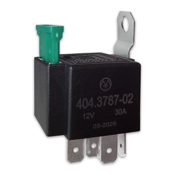 404.3787-02 12В 30/20А 5-ти контактное с предохранителем 404.3787-02