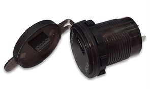 Разъем USB QC3.0 с вольтметром и амперметром (с красной подсветкой) A72R A72R