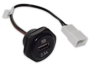 Розетка USB в корпусе с проводами РК-USB РК-USB