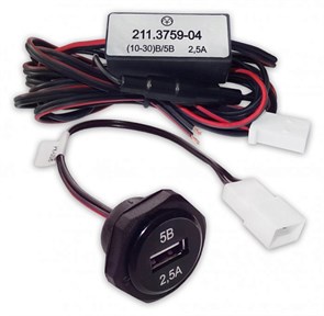 Конвертер 211.3759-04 в комплекте с РК-USB (10-30->5В 2,5А) 211.3759-04 c РК-USB