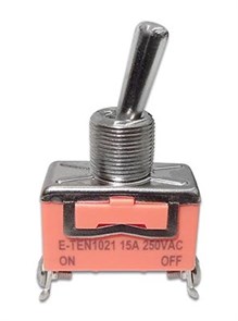 Тумблер 2 положения 2pin OFF-ON 15А 250 VAC (E-TEN1021) E-TEN1021