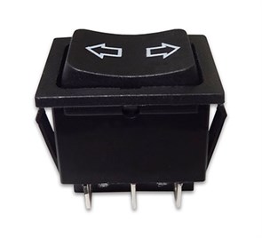 Переключатель клавишный RS-223-4C 15A 12V (ON)-OFF-(ON) RS-223-4C