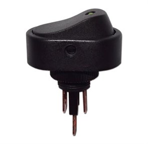 Тумблер ASW-20D 12V, 20А зеленый ON-OFF ASW-20Dз