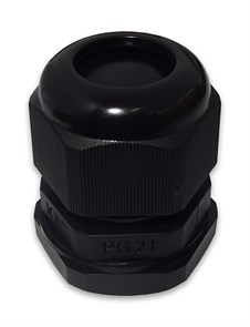 Кабельный ввод (сальник)  PG-21 (13-18мм) (черный) 88645