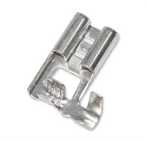 Гнездо 6.3 мм TB-2203 DPK (сечение 1.0-2.5 мм. кв., аналог 8011 хим) 100 штук TB2203DPK