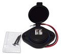 Овальный двойной USB 3.1А с синей подсветкой А76B А76B - фото 1617