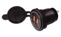 USB разъем двойной с белой подсветкой QC3.0 A85W - фото 1632