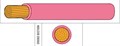 Провод одножильный 0,35мм², розовый TW.35K, 100 метров (сделано в Англии) TW.35K.100